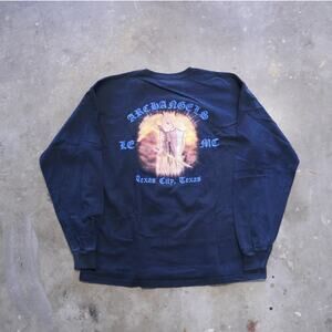 ArchAngels LEMC Biker Longsleeve Black Graphic Tee Mens Size XL